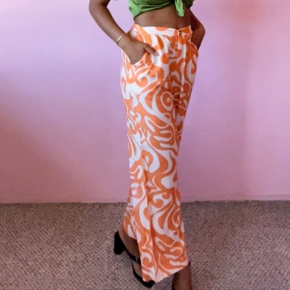 NWT Find Me Now The Label Dream On Pants in Creamsicle - Picture 3 of 10